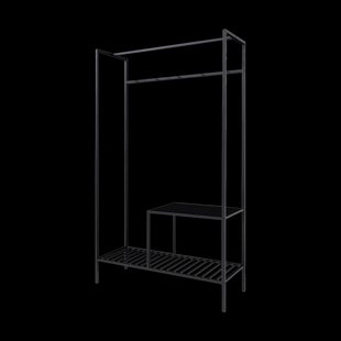 Karen metalen kledingrek zwart - 170 x 101 cm Karen metalen kledingrek zwart - 170 x 101 cm