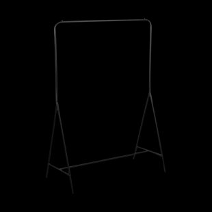 Rick metalen kledingrek zwart