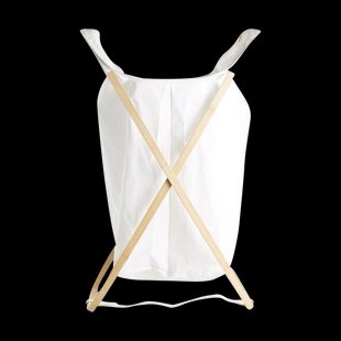 Joost katoenen staande wasmand wit