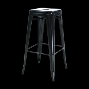 Metalen barkruk zwart - 77 cm