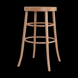 Lauren houten barkruk naturel - 75 cm