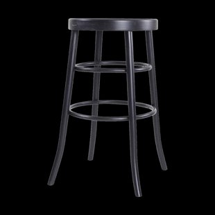 Lauren houten barkruk zwart - 75 cm