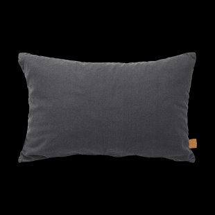 Maud sierkussen zwart antraciet - 40 x 60 cm