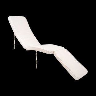 Jildou ligkussen voor tuin loungestoel gebroken wit  - 197 x 55 cm