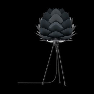 Aluvia Mini tafellamp anthracite grey - met tripod zwart - Ø 40 cm