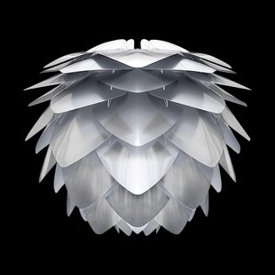 Silvia Mini lampenkap brushed steel - Ø 32 cm