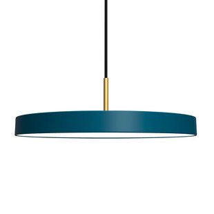 Asteria Medium hanglamp petrol blue - met koordset - Ø 43 cm