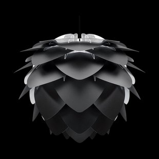 Silvia Medium hanglamp black - met koordset zwart - Ø 50 cm