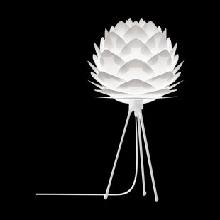 Silvia Mini tafellamp white - met tripod wit - Ø 32 cm