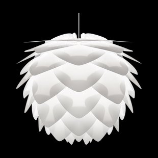 Silvia Medium hanglamp white - met koordset wit - Ø 50 cm