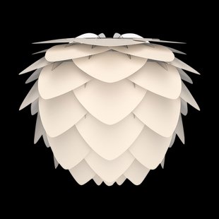 Aluvia Mini lampenkap pearl white - Ø 40 cm