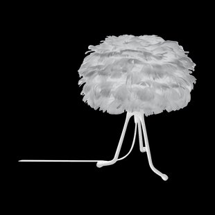 Eos Micro tafellamp light grey - met verstelbare tafelstandaard wit - Ø 22 cm