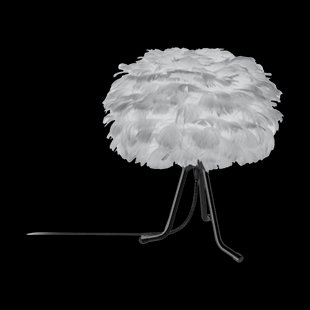 Eos Micro tafellamp light grey - met verstelbare tafelstandaard zwart - Ø 22 cm