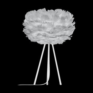 Eos Mini tafellamp light grey - met tripod wit - Ø 35 cm