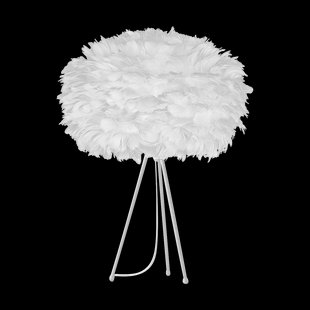 Eos Medium tafellamp white - met tripod wit - Ø 45 cm