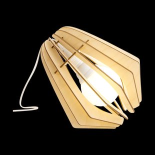 Original S houten lampenkap small - Ø 25 cm