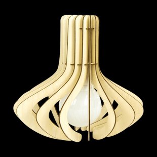 Octopus S houten lampenkap small