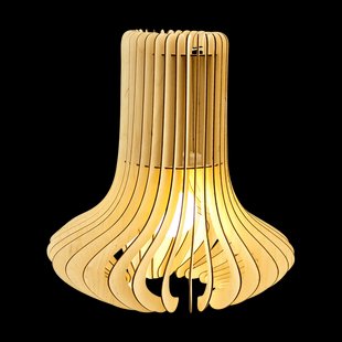 Octopus L houten lampenkap large