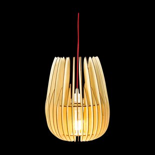 Halley S houten lampenkap small - Ø 25 cm