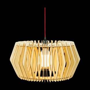 Caeser S houten lampenkap small - Ø 43 cm