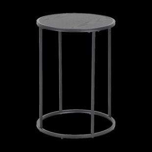 Vic houten bijzettafel zwart - Ø 40 cm Vic houten bijzettafel zwart - Ø 40 cm