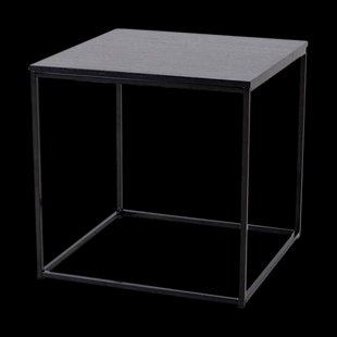 Karen houten bijzettafel zwart - 45 x 45 cm
