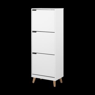 Fabienne houten schoenenkast wit