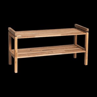 Confetti houten schoenenrek naturel - 80 x 30 cm