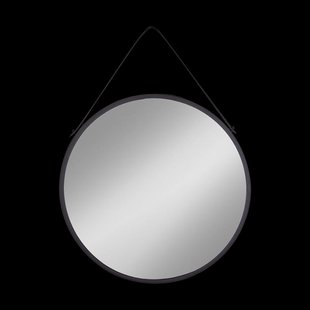 Sarah ronde wandspiegel zwart - Ø 60 cm