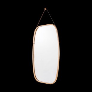 Native bamboe wandspiegel naturel - large 43 x 74 cm