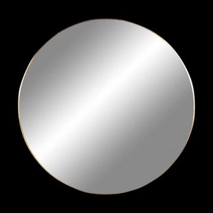 Eveline ronde wandspiegel goud - Ø 80 cm