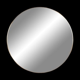 Eveline ronde wandspiegel goud - Ø 100 cm