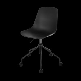 Nout-Pip bureaustoel zwart - zwart onderstel