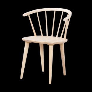 Carmen houten spijlenstoel whitewash