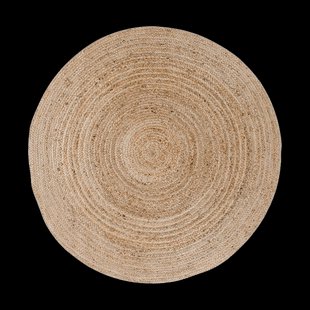 Milou jute vloerkleed naturel - Ø 180 cm