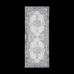 Valerie vloerkleed zwart - 200 x 80 cm