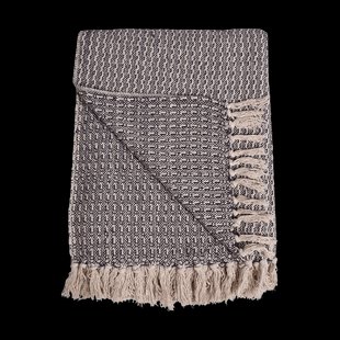 Sander plaid donkergrijs - 160 x 130 cm