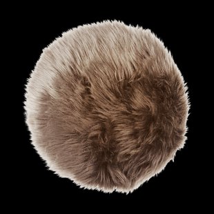 Isabel zacht kleedje bruin - Ø 35 cm Isabel zacht kleedje bruin - Ø 35 cm