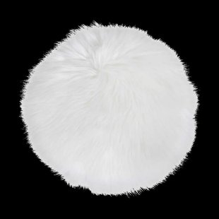 Isabel zacht kleedje wit - Ø 35 cm