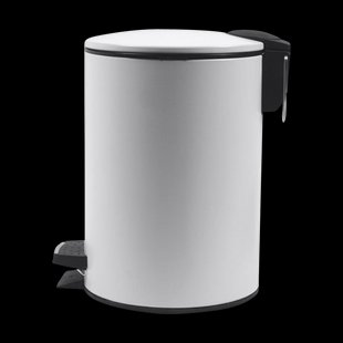 Megan prullenbak wit - 3 liter