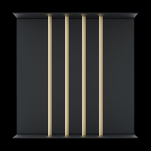 Teaser shelf aluminium wandrek anthracite grey