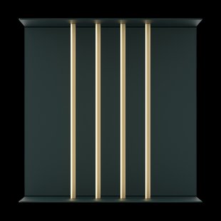 Teaser shelf aluminium wandrek forest green