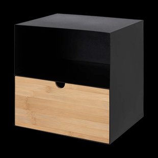 Hilde metalen wandkastje naturel - 30 x 30 cm