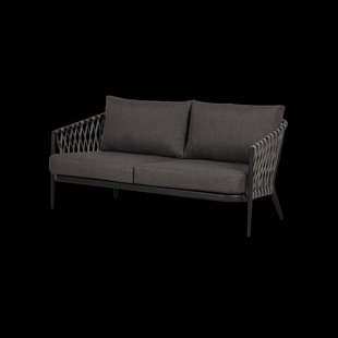 Christel 4 delige tuin loungeset donkergrijs