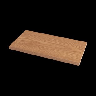 Lydia houten wandplank naturel - 38 x 20 cm