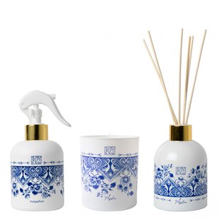 Huisparfum set Majolica groot