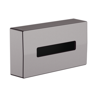 Box Voor Make-Up Doekjes HansGrohe AddStoris Geborsteld Zwart Chroom