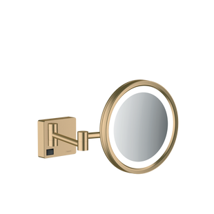 Scheerspiegel AddStoris HansGrohe Met LED Licht Geborsteld Brons