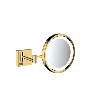 Scheerspiegel AddStoris HansGrohe Met LED Licht Gepolijst Goud