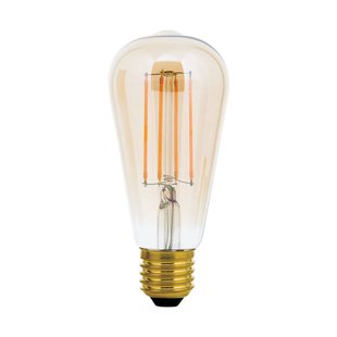 ORION LED rustieke lamp E27 ST64 6W amber 2.200K dimbaar ORION LED rustieke lamp E27 ST64 6W amber 2.200K dimbaar
